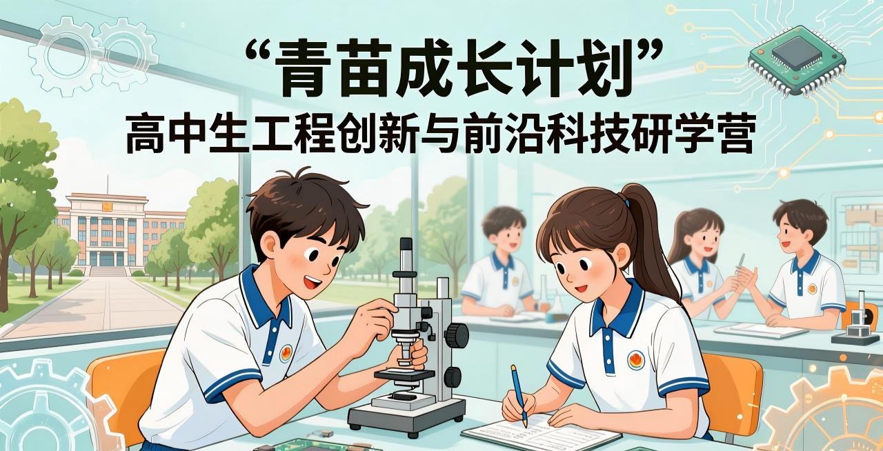上海交通大学“青苗成长计划”—— 高中生工程创新与前沿科技研学营