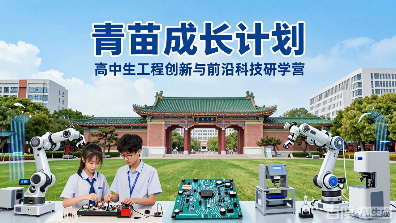 上海交通大学“青苗成长计划”—— 高中生工程创新与前沿科技研学营
